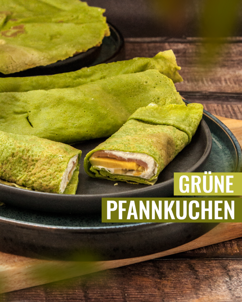 Grüne Pfannkuchen
